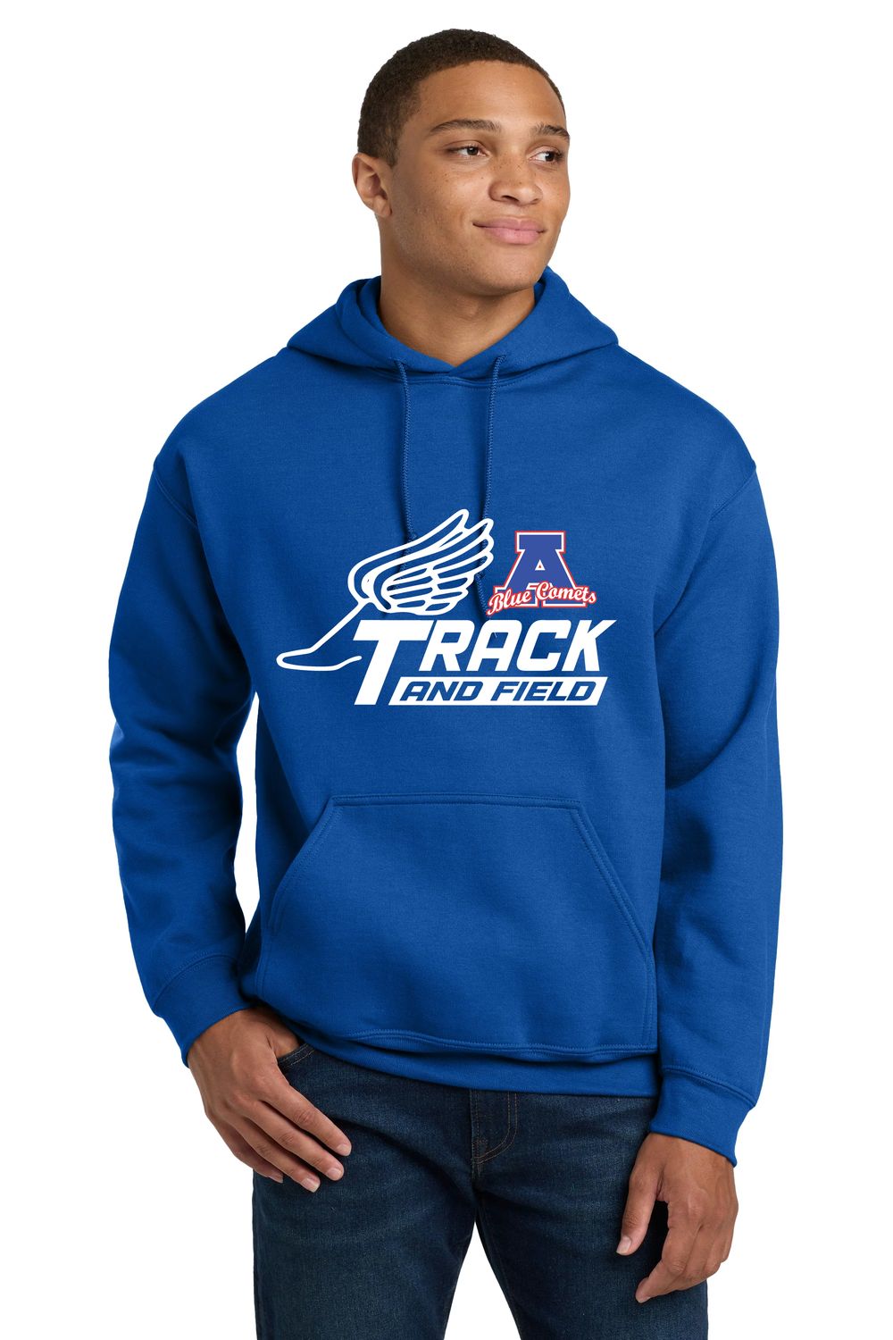 Athletic Heather Comets Track Hoodie