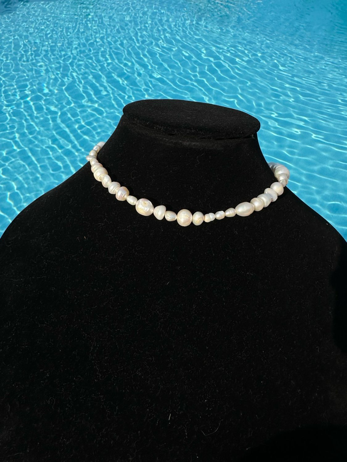 Irregular Freshwater Pearl Choker