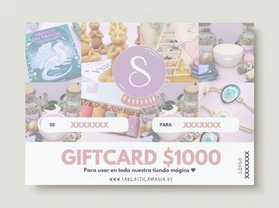 GIFTCARD monto a elección