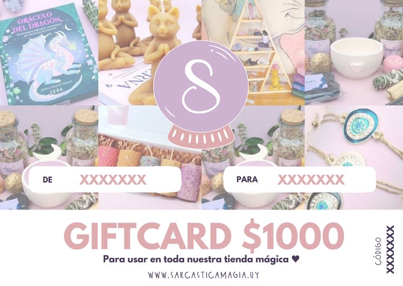 GIFTCARD monto a elección