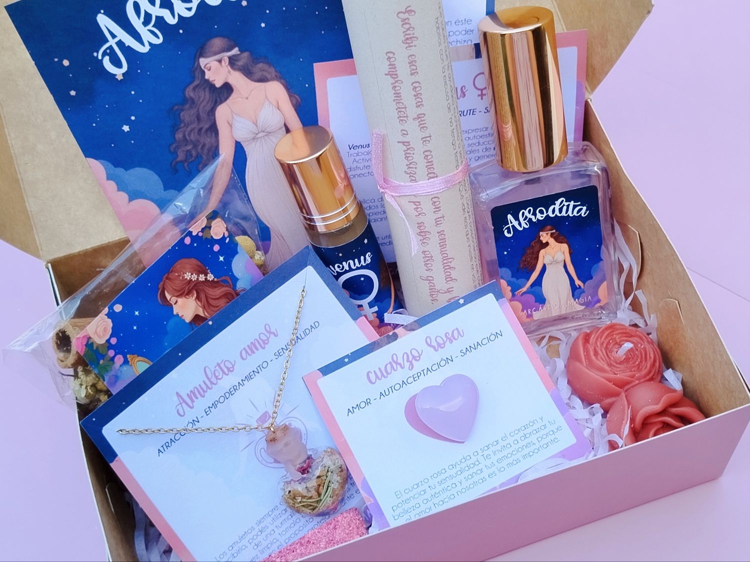 AFRODITA box - Rituales para enamorarte de vos