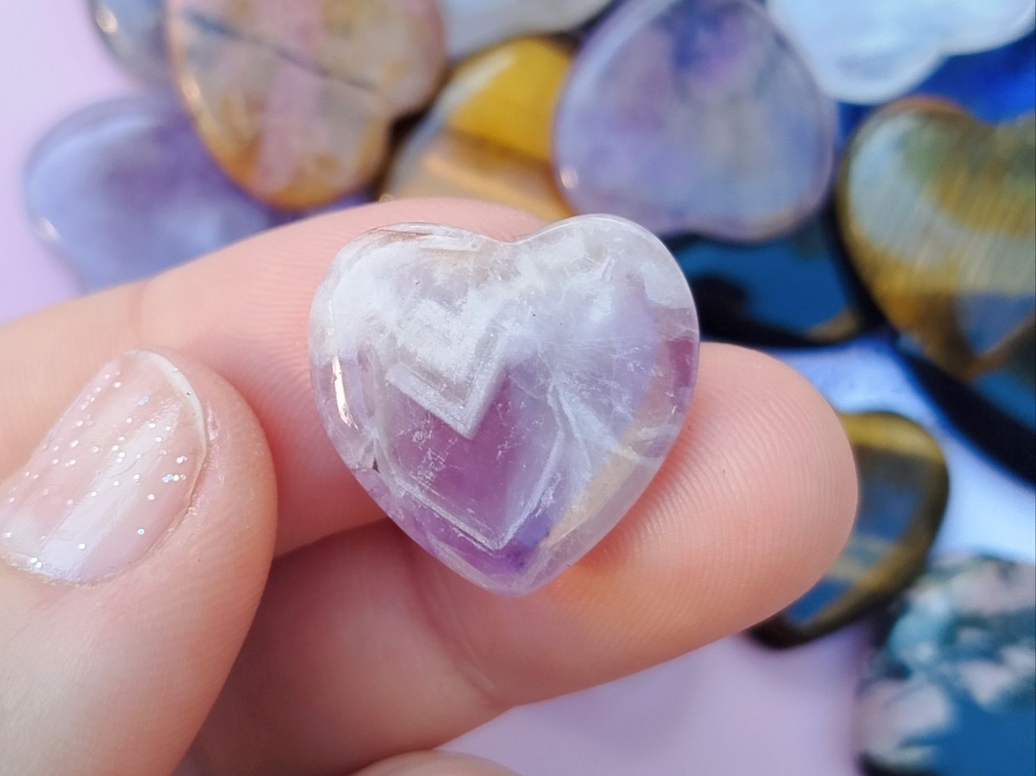 Corazoncitos de piedras energéticas 💖