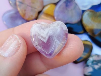 Corazoncitos de piedras energéticas 💖
