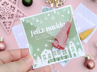 Micro velitas de miel navideñas x5un