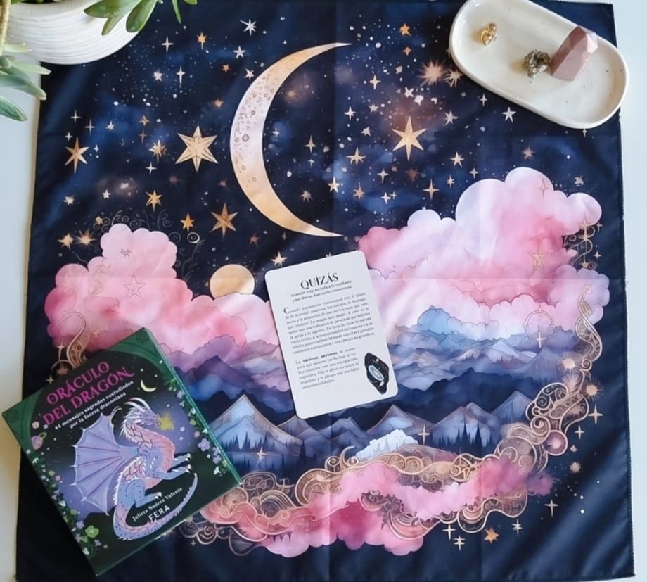 Pañito de tarot - Luna