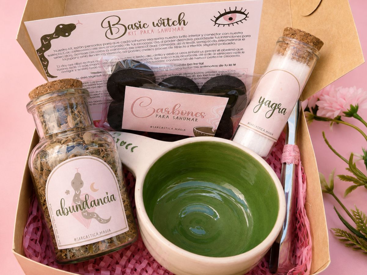 Kit para sahumar cuenco mango verde