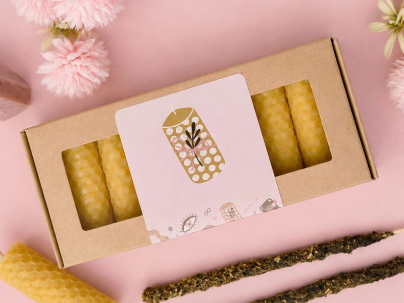 Mini velitas de miel x7