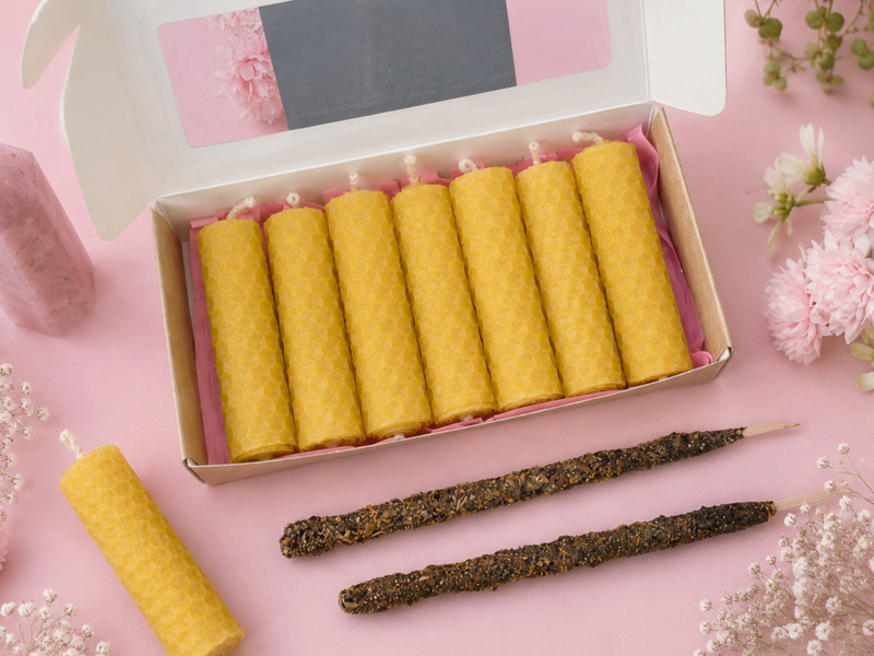 Mini velitas de miel x7