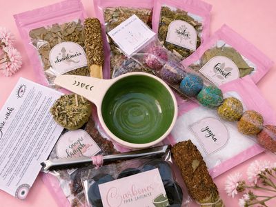 Kit para sahumar VIP 🌟 cuenco mango verde