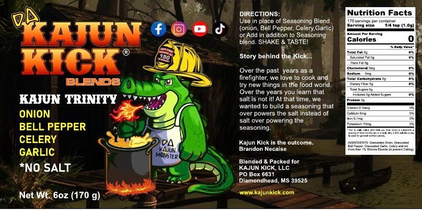 Kajun Trinity(no Salt)