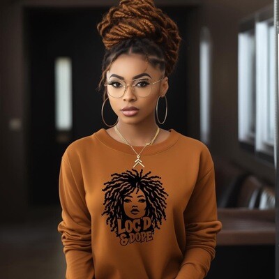 Loc’d &amp; Dope Crewneck Women Sweatshirt