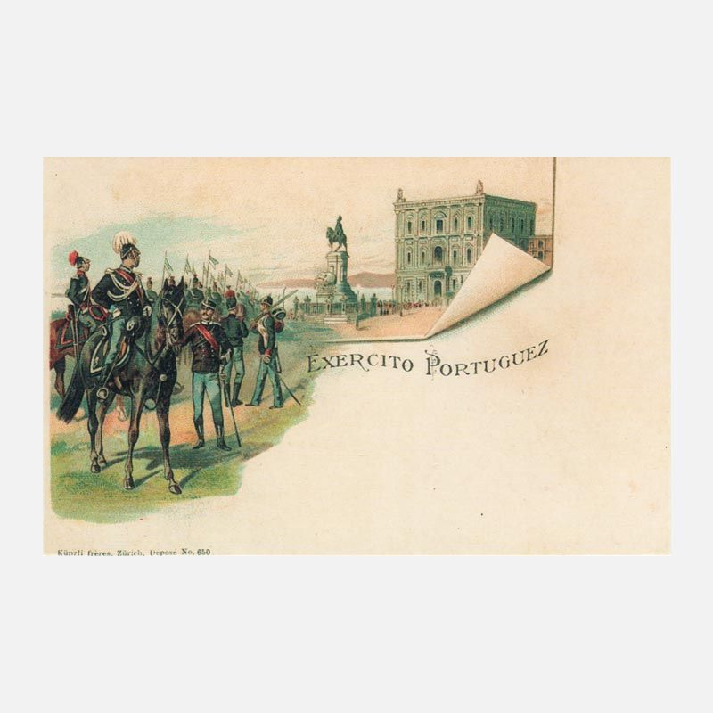 Postal do Tipo Gruss - Exercito Portuguez