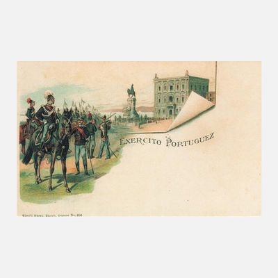 Postal do Tipo Gruss - Exercito Portuguez