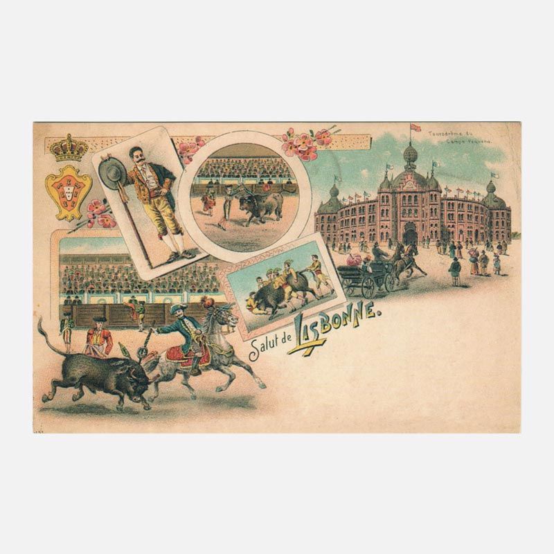 Postal do Tipo Gruss - Salut de Lisbonne