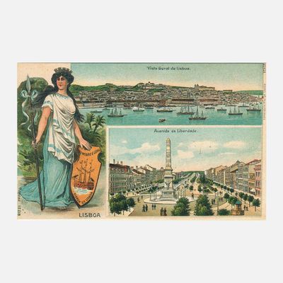 Postal do Tipo Gruss – Lisboa