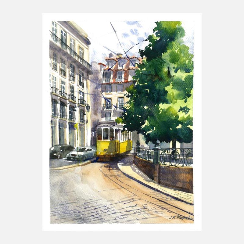 Lisbon Tram de Jolanta Rikveile Mourinha