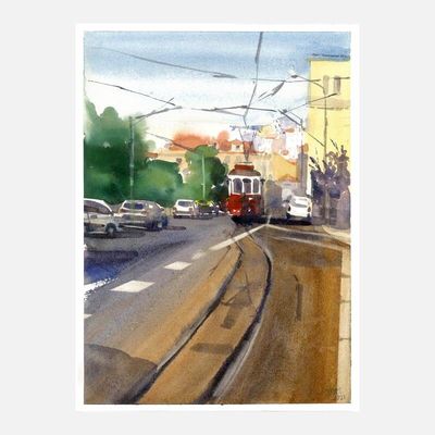 Eléctrico no Martim Moniz de Jolanta Rikveile Mourinha