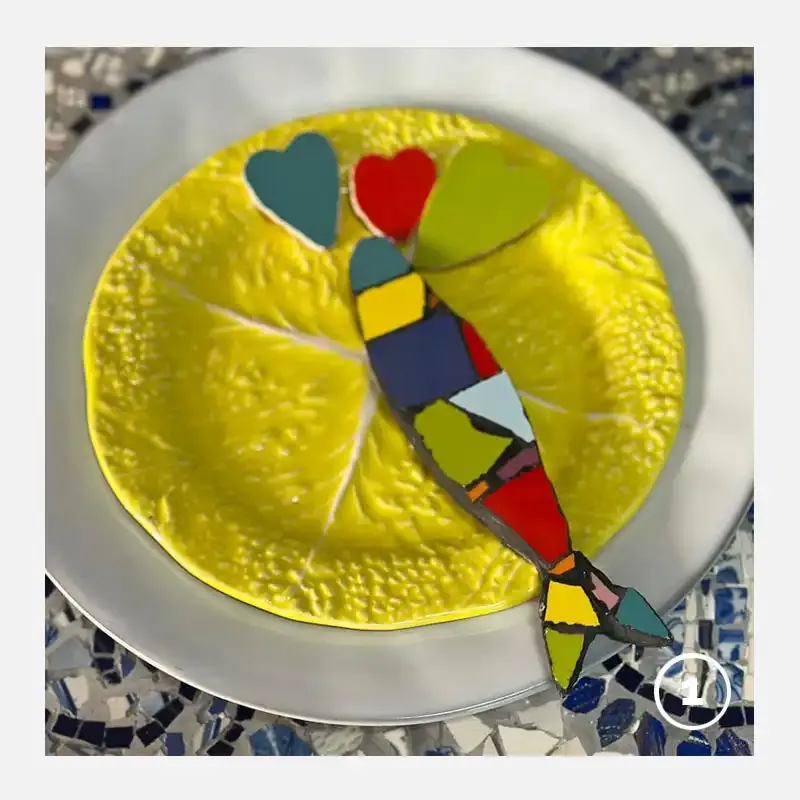 Sardinhas em Mosaico de Eileen McDonough