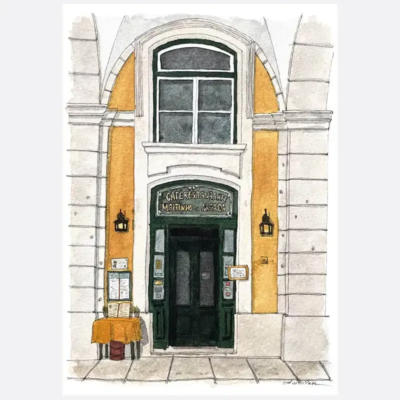 Pintura Martinho da Arcada de Luísa Petiz
