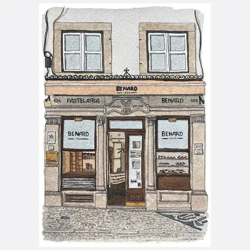 Pintura Pastelaria Benard de Luísa Petiz Pintura Pastelaria Benard de Luísa Petiz