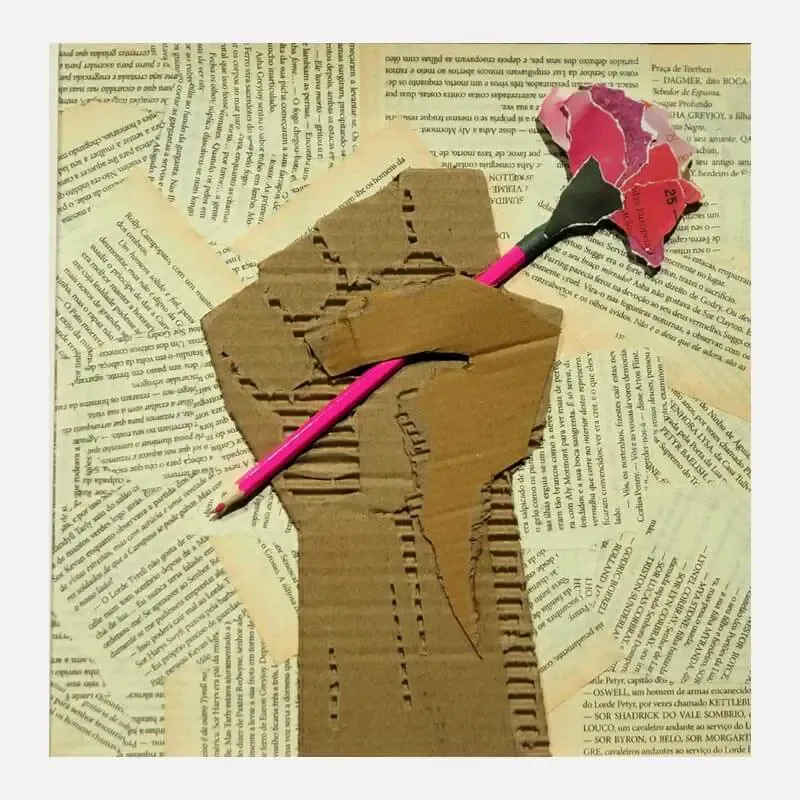 Colagem “Girl Power” de Cristina Cartolina