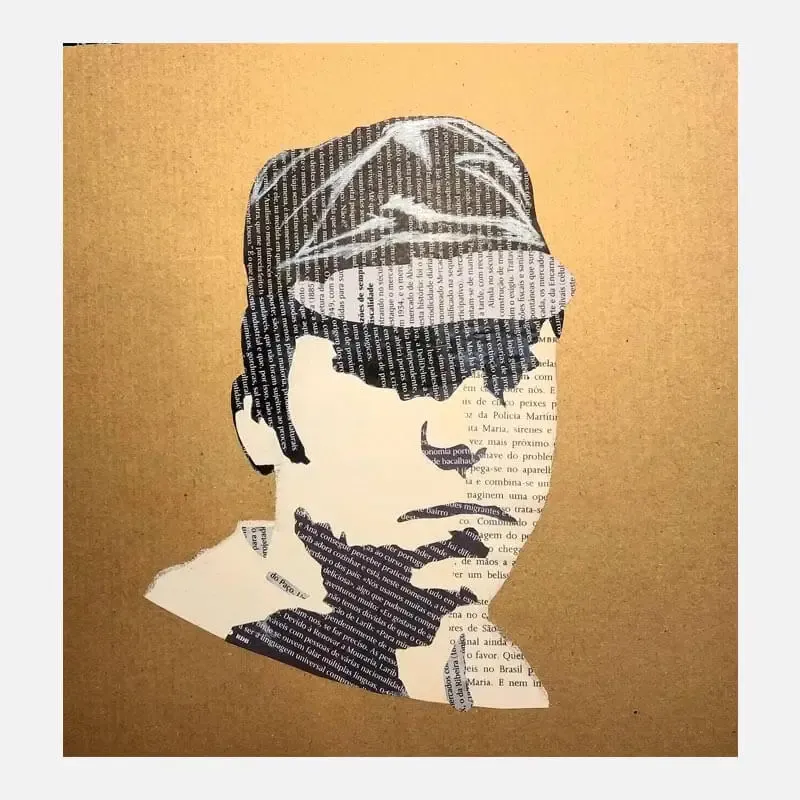 Colagem “Salgueiro Maia” de Cristina Cartolina