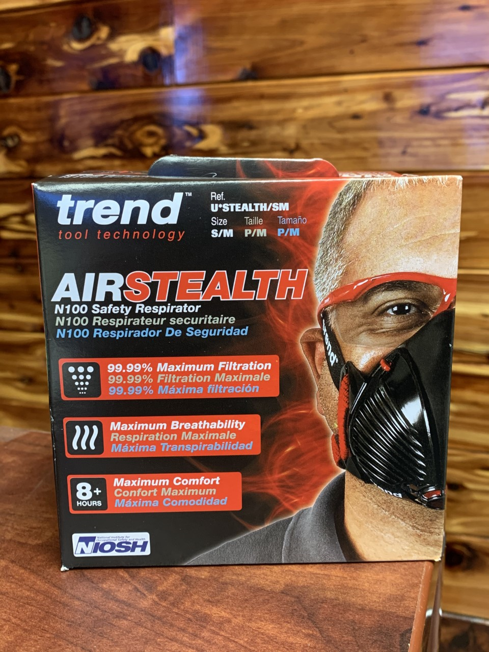 TREND AIRSTEALTH SAFETY RESPIRATOR S/M