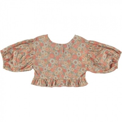 Tocoto Vintage | 3/4 Sleeve Blouse With Print | Pink