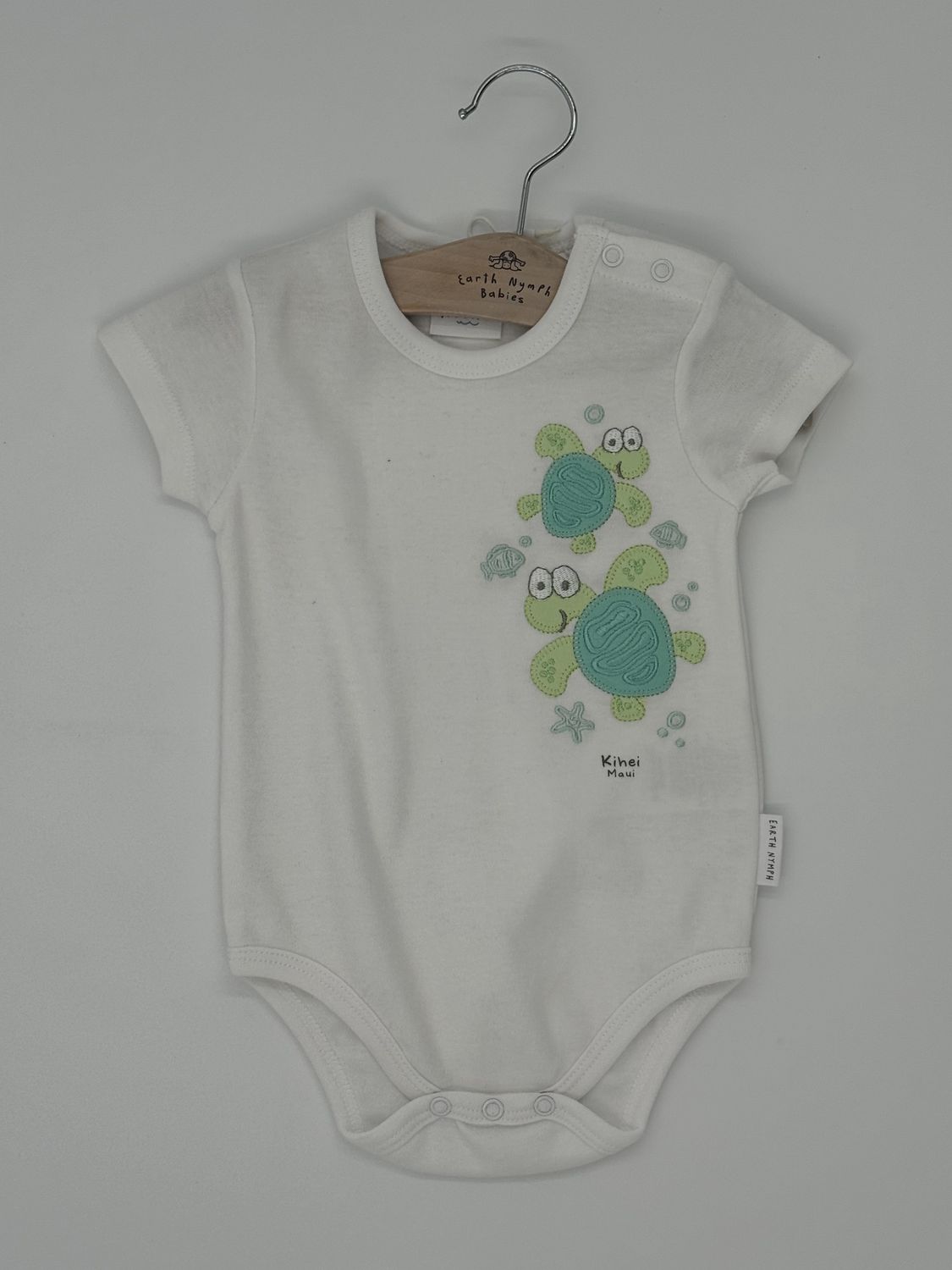 Baby Boys Romper Turtle Stack