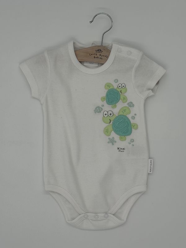 Baby Boys Romper Turtle Stack