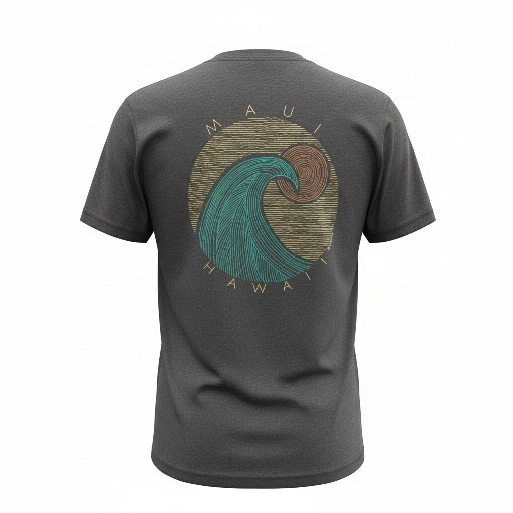 men's wave cut TS