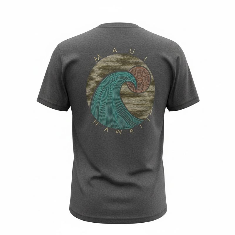 men's wave cut TS
