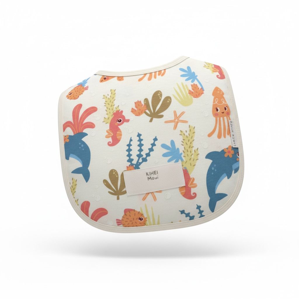 Baby Girls Bib Ocean Sunshine