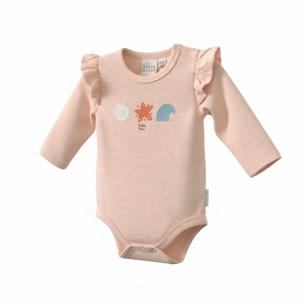Baby Girls LS Romper Summer Bea