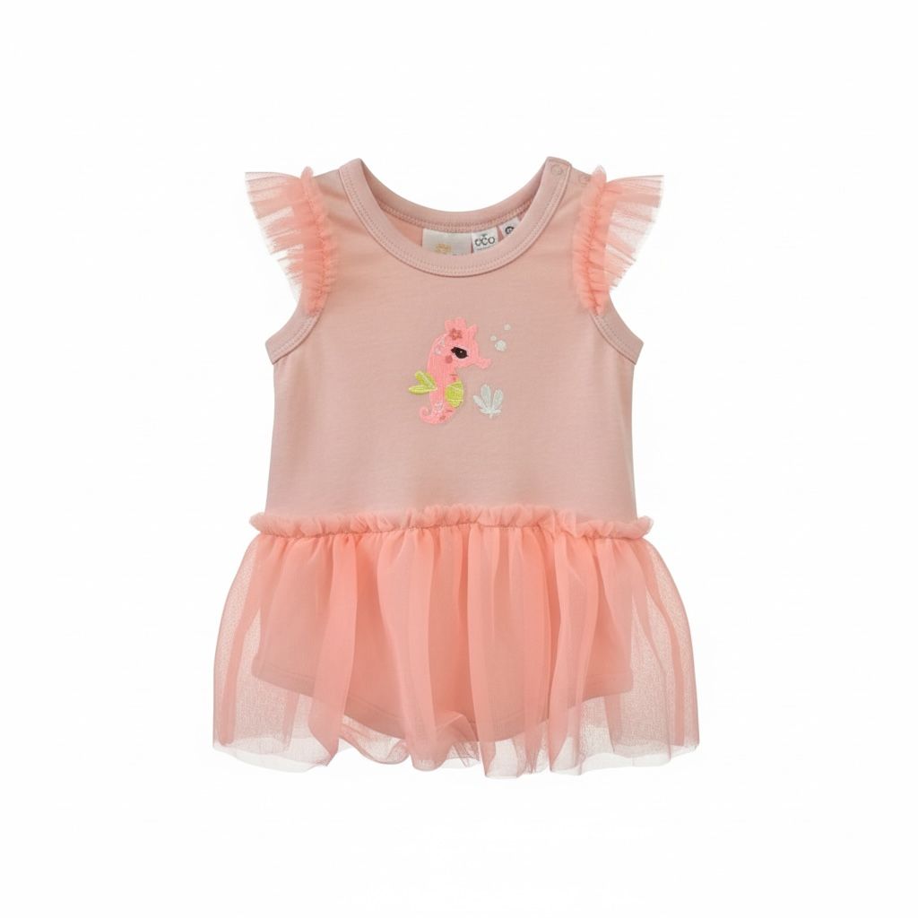 Baby Girls Tutu Romper Seahorse Frills