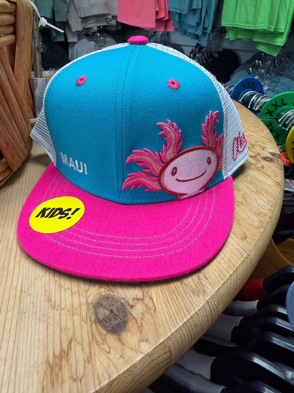 Kids Hat Axolotl