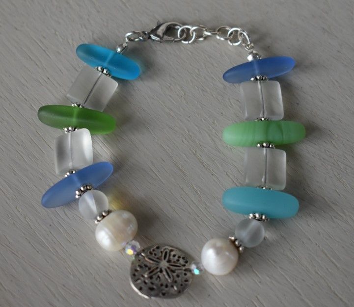 Sea glass Symphony Bracelet