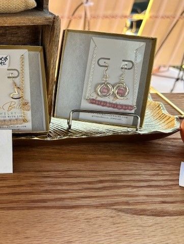 Timeless Romance: Rose Quartz Earrings & Necklace Set