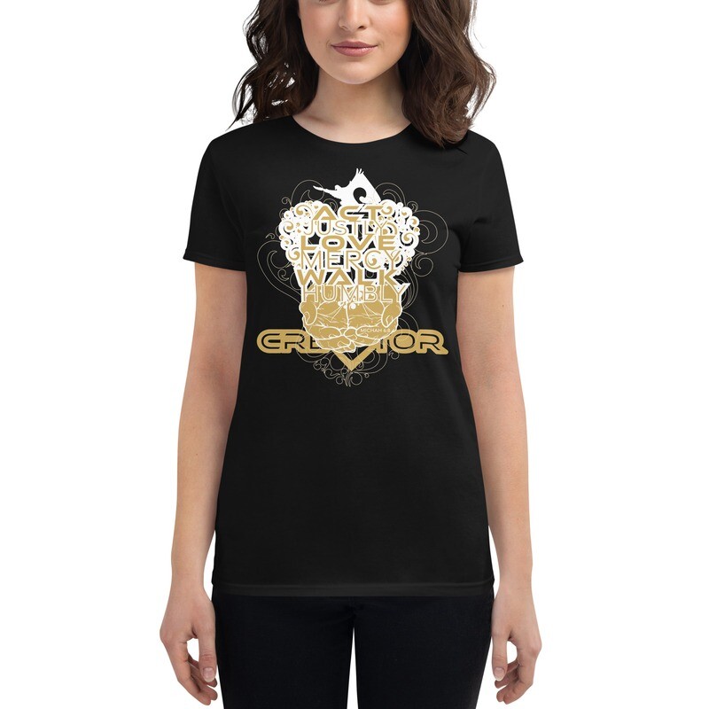 Act Love Walk Micah 6 Women&#39;s short sleeve t-shirt