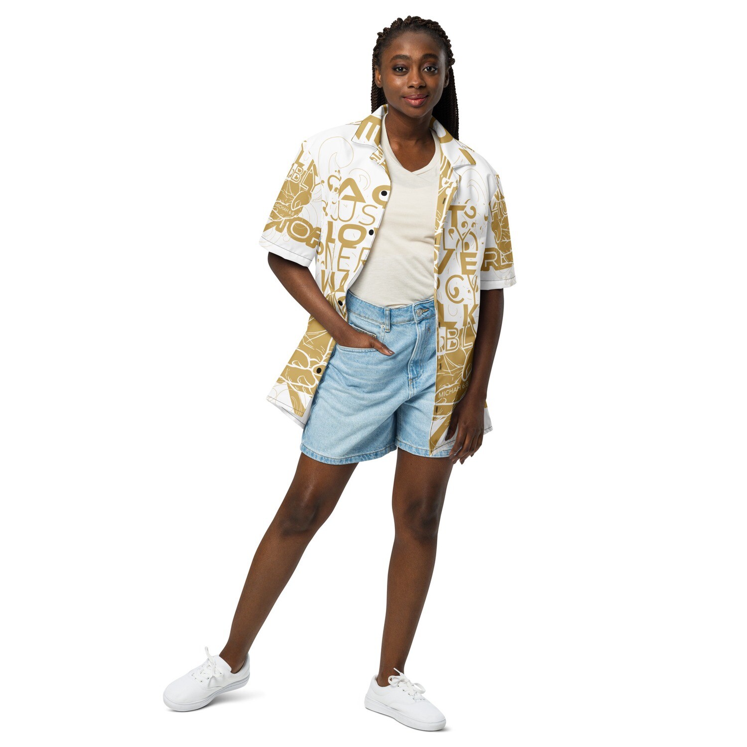 Act Love Walk | Unisex button shirt