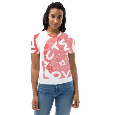 Act Love Walk | All Over Women&#39;s T-shirt