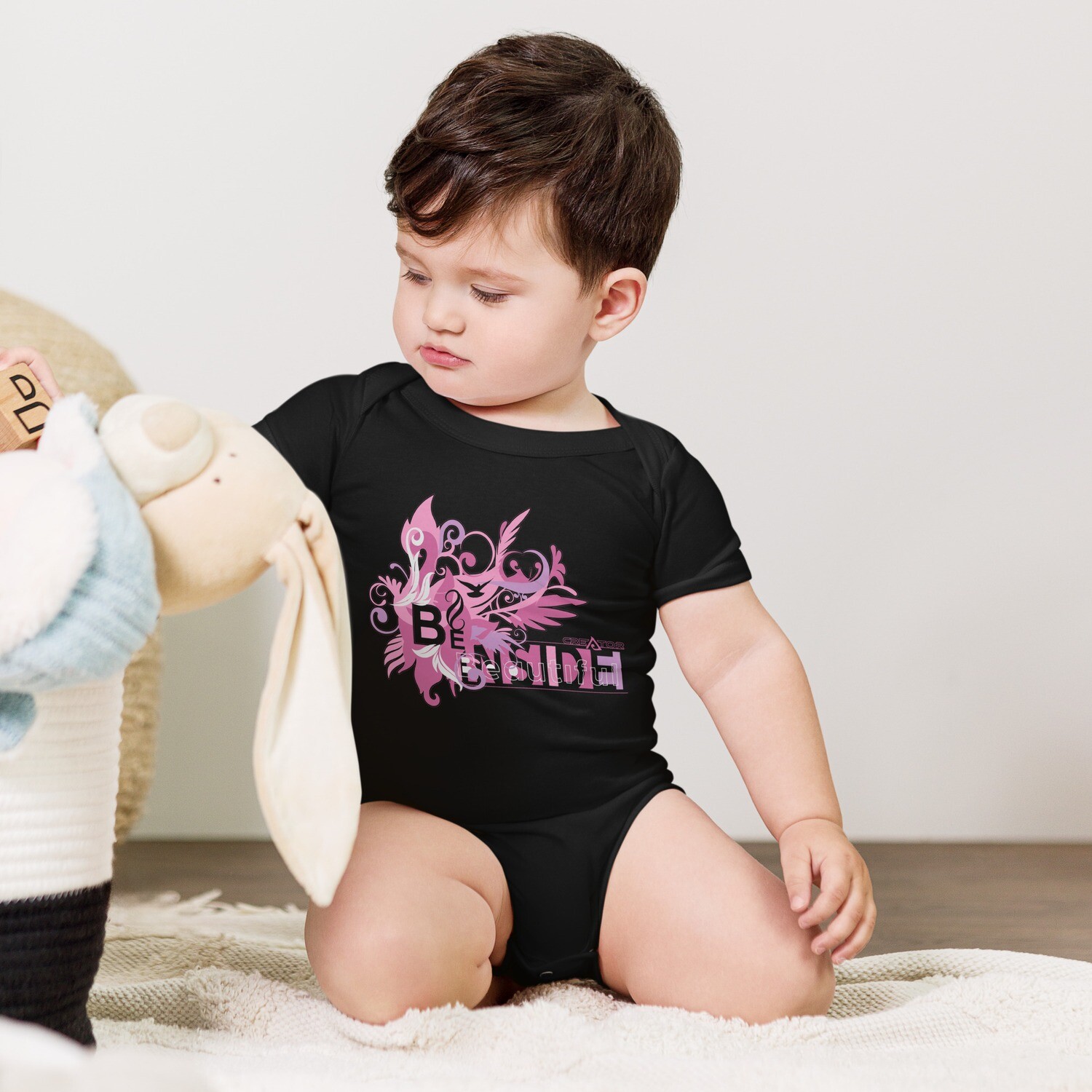 Beauty Inside | Baby short sleeve one piece
