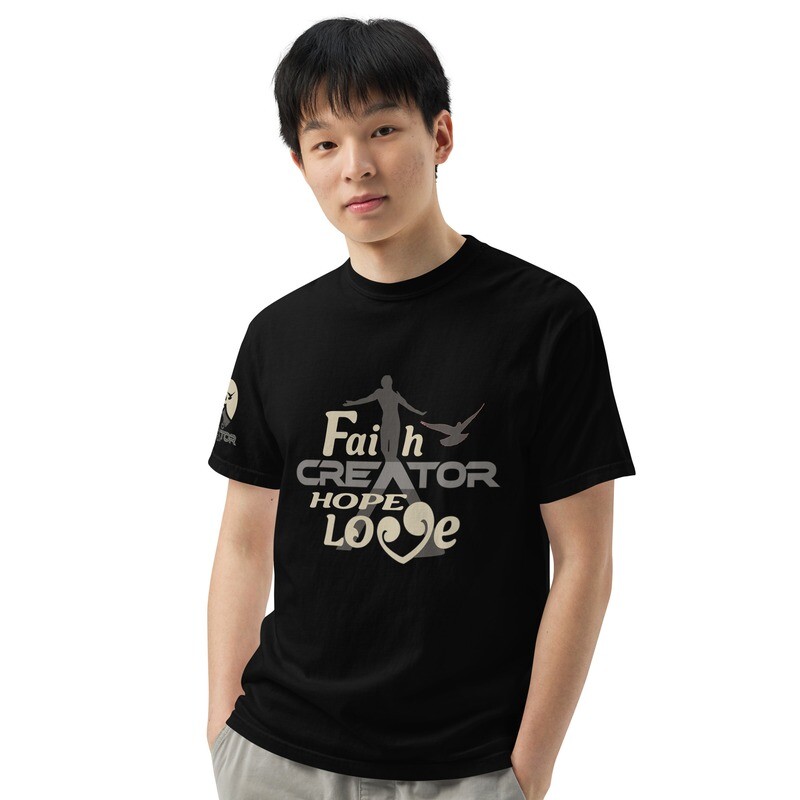 FHL | GOD First Loved Us | Unisex garment-dyed heavyweight t-shirt