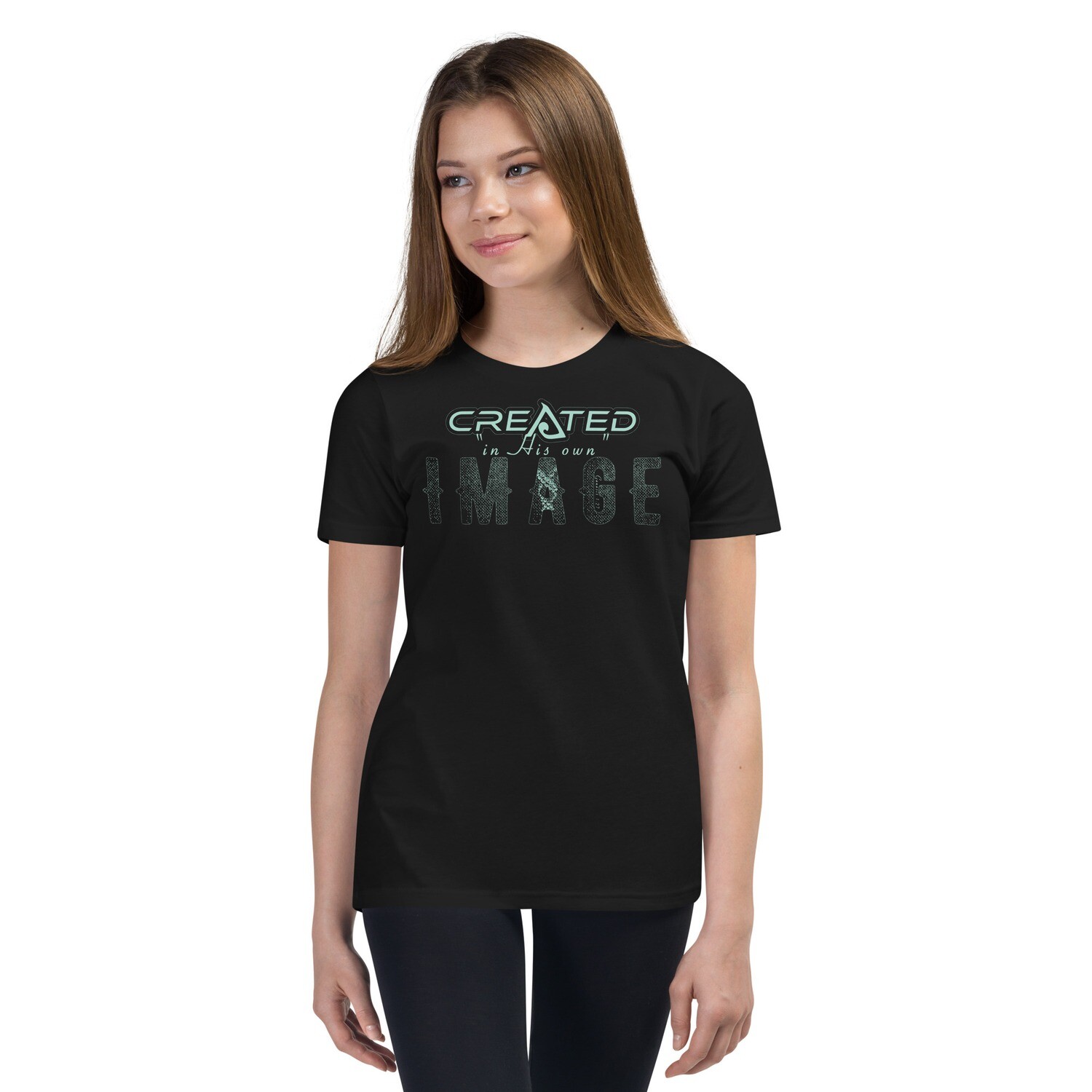 Created | In His Image | Youth Short Sleeve T-Shirt
