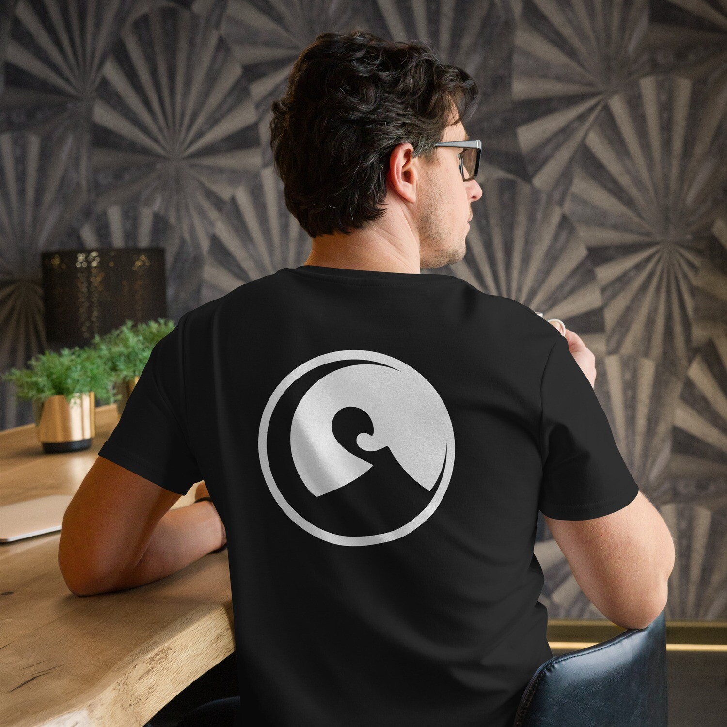 Creator Trinity Logo | Black Edition | Men&#39;s premium cotton t-shirt