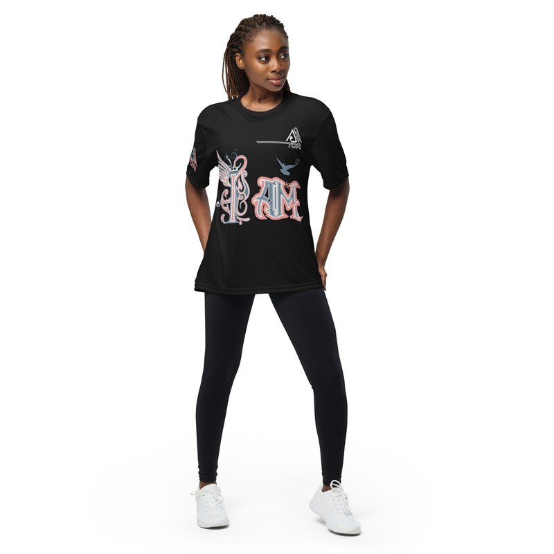 I AM |The King | DTF | Unisex Performance crew neck t-shirt 