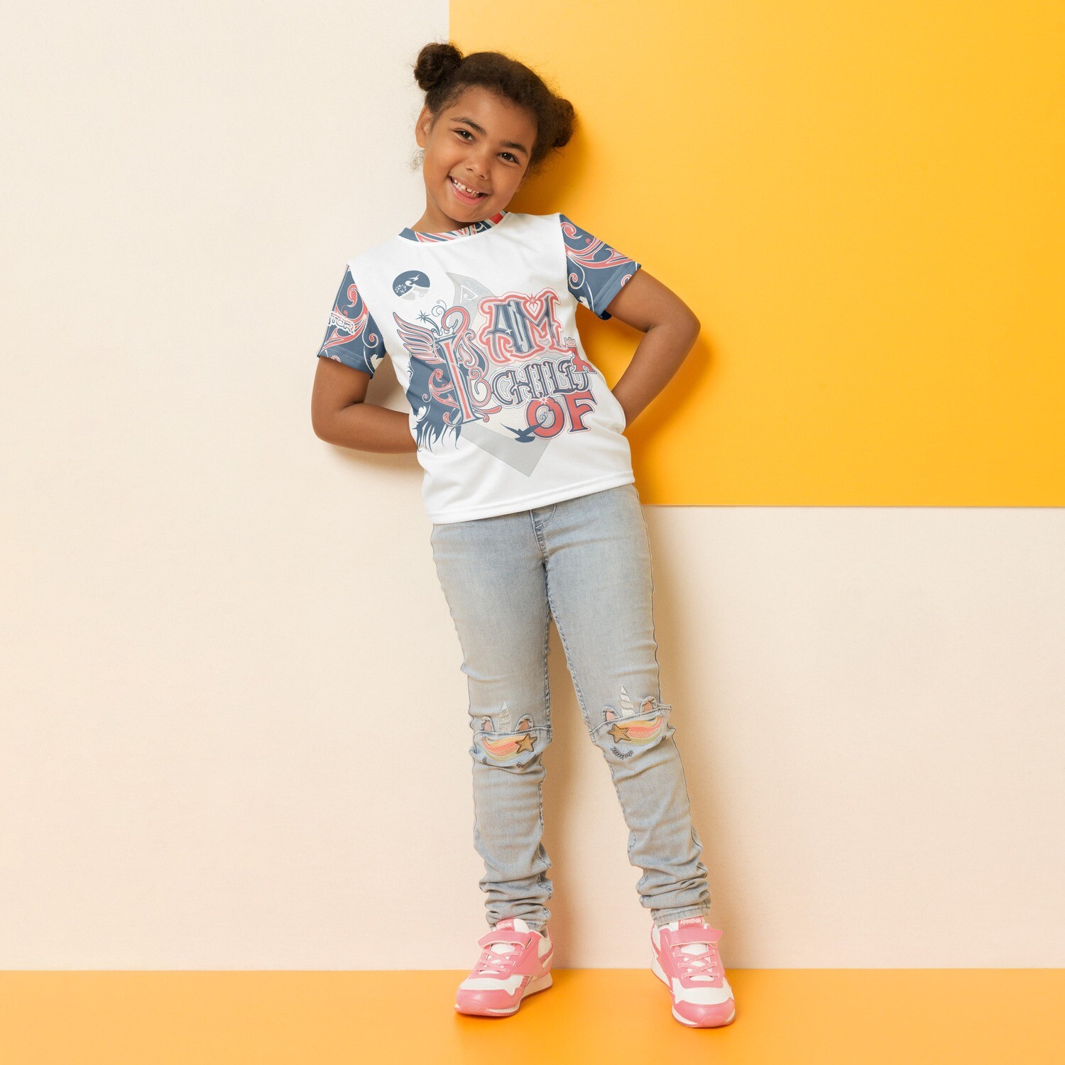 I AM | A Child of The King | Kids crew neck t-shirt 