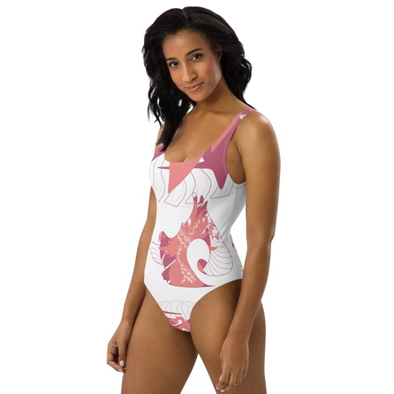 Spirit Filled | Salmon | One-Piece Swimsuit