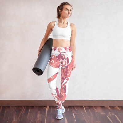 Spirit Filled | Salmon | Yoga Leggings