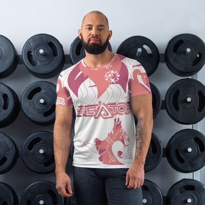 Spirit Filled | Salmon | Men&#39;s Athletic T-shirt